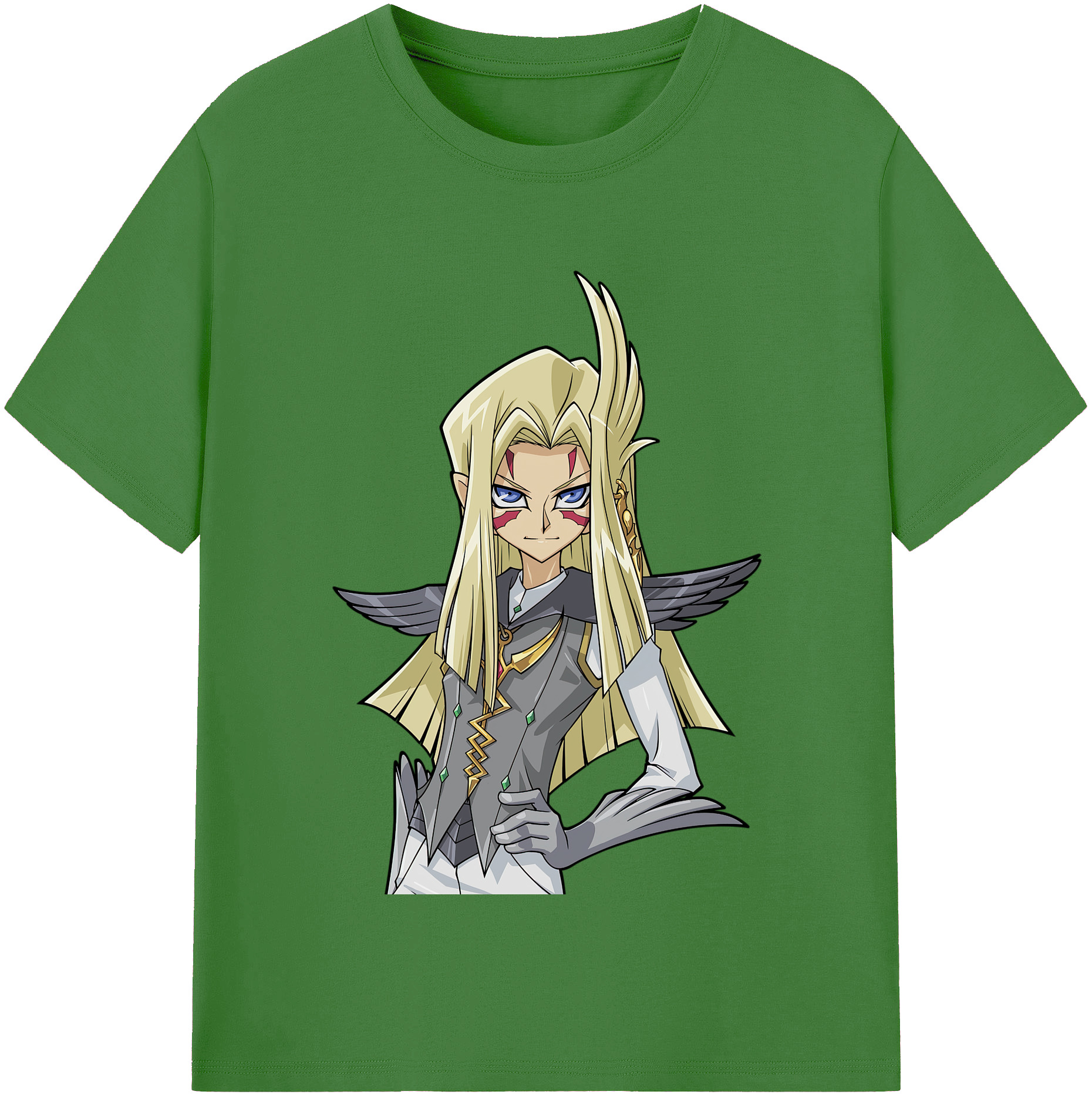 （画像用） 遊☆戯☆王 Yu-Gi-Oh! レディースカジュアルプリントTシャツ（綿100％）